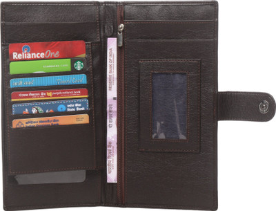 

Rapidcostore Men Tan Artificial Leather Document Holder(23 Card Slots), Brown
