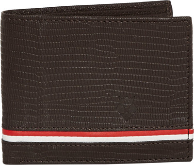 

Rudot Men Brown Genuine Leather Wallet(4 Card Slots), Dark brown