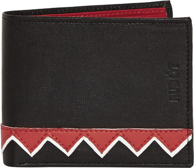 

Rudot Men Black Genuine Leather Wallet(8 Card Slots)