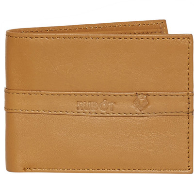 

Rudot Men Tan Genuine Leather Wallet(7 Card Slots), Coffy brown