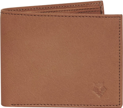 

Rudot Men Tan Genuine Leather Wallet(6 Card Slots)