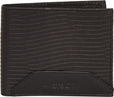 

Rudot Men Black Genuine Leather Wallet(4 Card Slots)