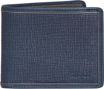 

Rudot Men Blue Genuine Leather Wallet(8 Card Slots)