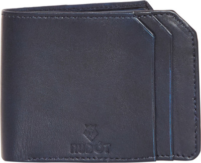 

Rudot Men Blue Genuine Leather Wallet(6 Card Slots)