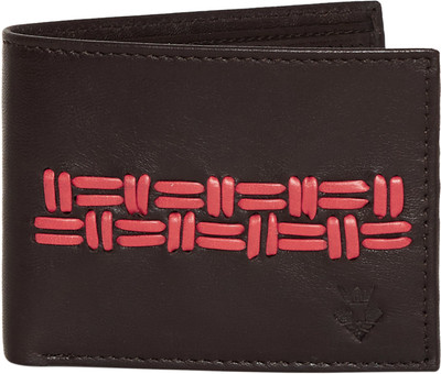 

Rudot Men Brown Genuine Leather Wallet(4 Card Slots), Dark brown