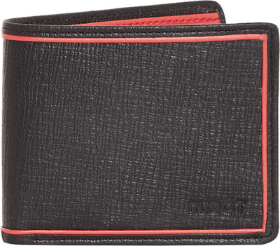 

Rudot Men Black Genuine Leather Wallet(8 Card Slots)