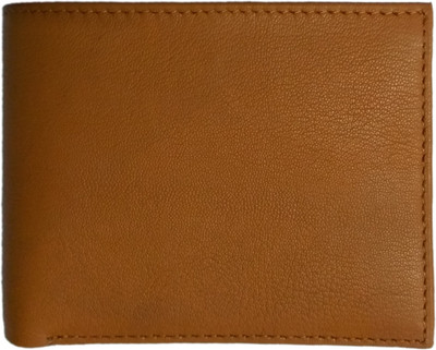

Mahajans Fashions Men Tan Genuine Leather Wallet(3 Card Slots)