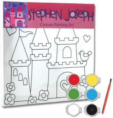 

Stephen Joseph Craft Canvas Set, Princess/Castle
