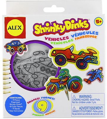 

Shrinky Dinks Minis Vehicles Rattle(Multicolor)