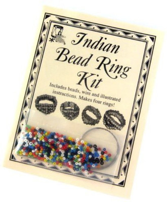 

Historical Folk Toys Indian Bead Ring Kit (Makes 4 Bead Rings)