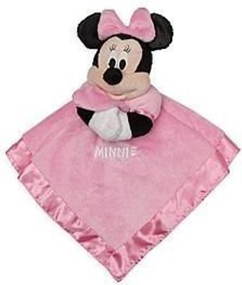 

Disney Baby Minnie Mouse Infant Girl'S Snuggle Blanket Rattle(Multicolor)