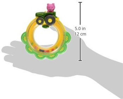 

The First Year John Deere Tractor Ring Rattle Rattle(Multicolor)