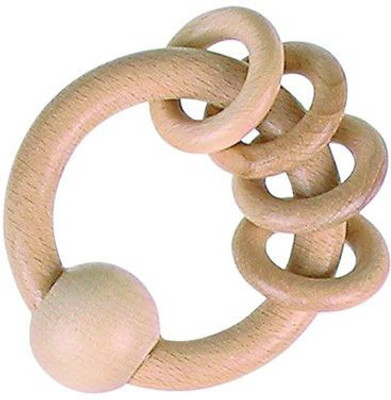 

Heimess Clutching Toy With 4 Rings Rattle(Multicolor)