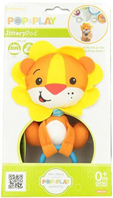 

Infantino Pop & Play Rattling Jittery Pal Rattle(Multicolor)