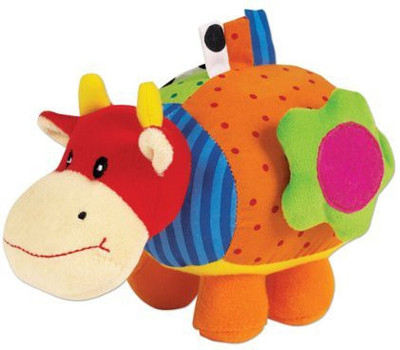 

Small World Toys All About Baby Infant - Busy Buzz Cow Rattle(Multicolor)