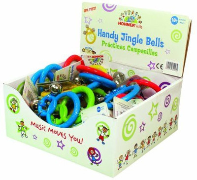 

Hohner Kids Jingle Bells Display Box Rattle, 24-Pack Rattle(Multicolor)