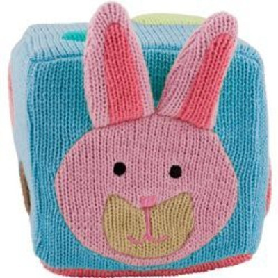 

Rich Frog Bunny 4" K�€Tmnit Rattle Block By Rattle(Multicolor)