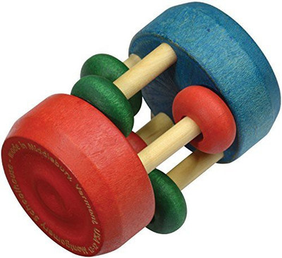 

Maple Landmark Mini Bead Rattle - Made In Usa Rattle(Multicolor)