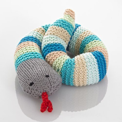 

Pebble Snake Rattle - Turquoise Rattle(Multicolor)