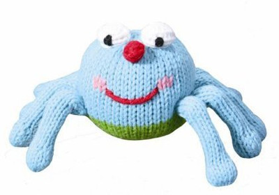 

Zubels Spider Stanley Organic Rattle Rattle(Multicolor)