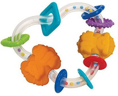 

Manhattan Toy Triangle Teether Activity Rattle Toy Rattle(Multicolor)