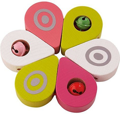

HABA Corella Wooden Clutching Toy (Made In Germany) Rattle(Multicolor)