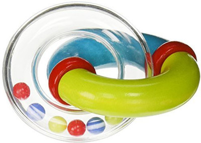 

HABA Ringed Duo Clutching Baby Toy Rattle(Multicolor)