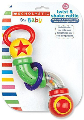 

Scholastic Rattle, Twist And Shake Rattle(Multicolor)