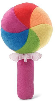 

Gund Color Fun Lollipop 8" Plush Rattle(Multicolor)