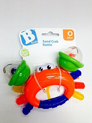 

B kids Rattle And Teeth Sand Crab Rattle(Multicolor)