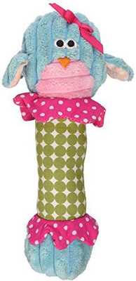 

Mud Pie Forest Animal Rattles, Owl Rattle(Multicolor)