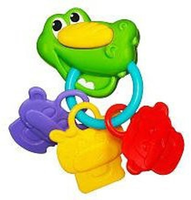 

Hasbro Playskool Poppin' Park Rattlin Jungle Keys Teether Toy Rattle(Multicolor)
