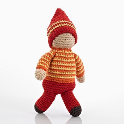 

Pebble Pixie Rattle -Acorn Rattle(Multicolor)