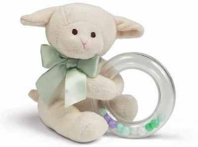 

Bearington Bears Lamby Shaker Ring Rattle Rattle(Multicolor)