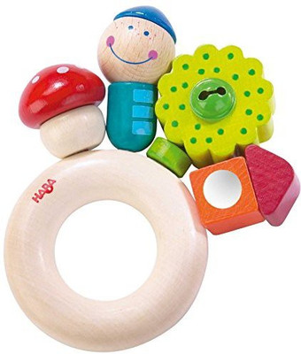 

HABA Pixie Clutching Toy (Made In Germany) Rattle(Multicolor)