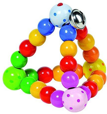

Heimess Clutching Elastic "Pyramid" Baby Toy Rattle(Multicolor)