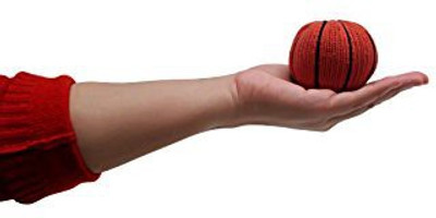 

Estella Hand Knit Organic Basketball Rattle Baby Toy Rattle(Multicolor)