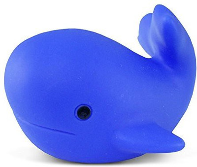 

Puzzled Bath Buddy Blue Whale Water Squirter Bath Toy(Blue)