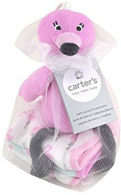 

Triboro Carters Flamingo Bath Toy And Washcloths Bath Toy(Multicolor)