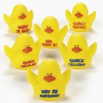 fun express rubber ducks