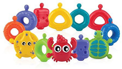 

Nuby 15-Piece Fun Bath Links Toy Bath Toy(Multicolor)