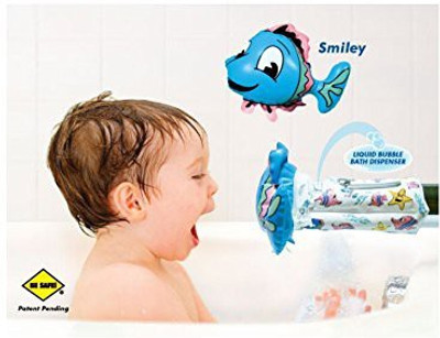 

Kel-Gar Tubbly Bubbly Inflatable - Smiley Bath Toy(Multicolor)