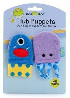 Rich Frog Sea Monsters Tub Puppets Bath Toy(Multicolor)