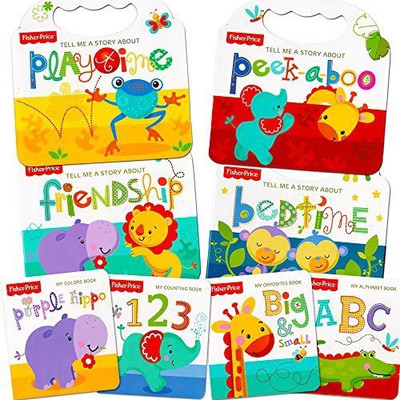 

Fisher-Price Baby Toddler Beginnings Board Books Super Set (Set Of 8 Toddler Books) Bath Toy(Multicolor)