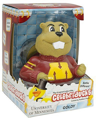 

CelebriDucks Goldy University Of Minnesota Mascot Bath Toy(Gold)