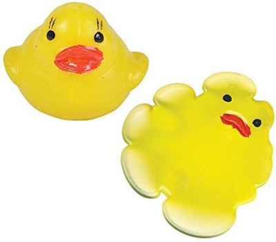 

Rhode Island Novelty 2" Splat! Yellow Rubber Duckies Each Dozen In Colorful Display Box Bath Toy(Yellow)