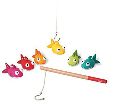 

Janod Fishy Fishing Game Bath Toy(Multicolor)