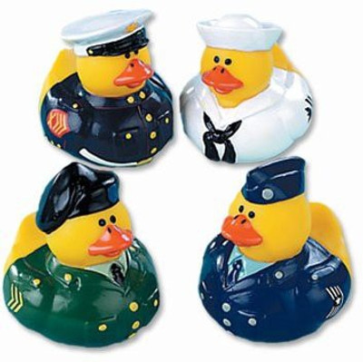 

Fun Express Patriotic Rubber Duck Ducky Party Favors Toy Bath Toy(Multicolor)