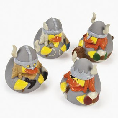 

Fun Express 12 Ct Viking Rubber Ducks By Bath Toy(Multicolor)