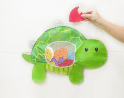 Animal Planet Bath Toy Organizer, Turtle Bath Toy(Multicolor)